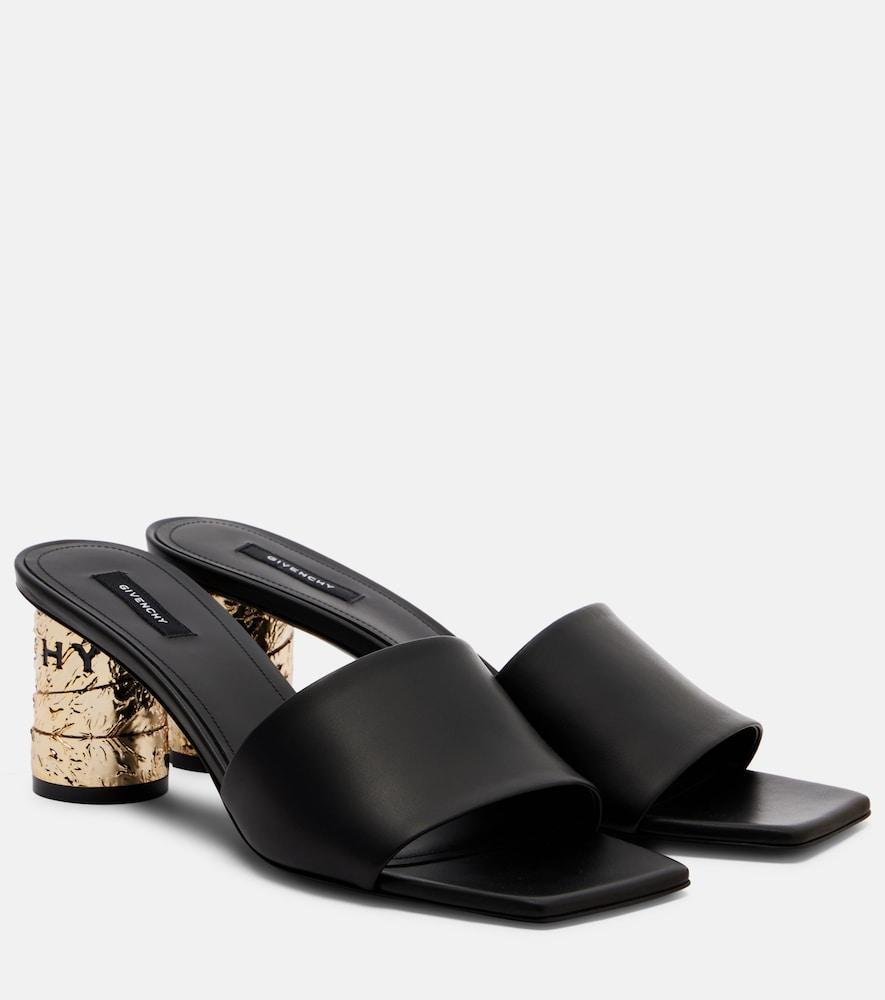 givenchy tape 65 leather mules