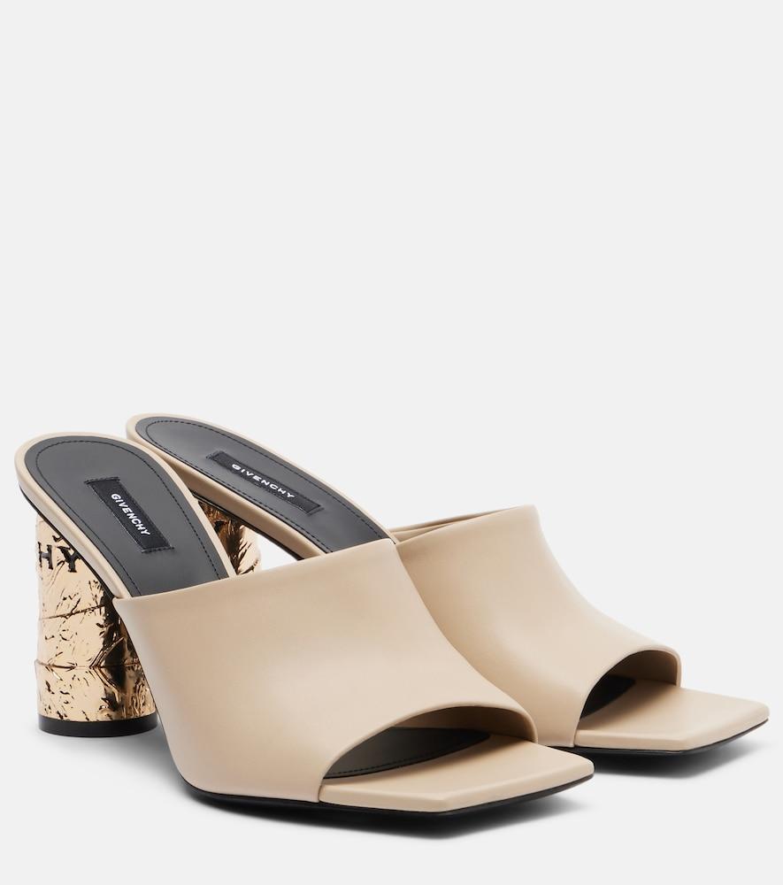 givenchy tape leather mules