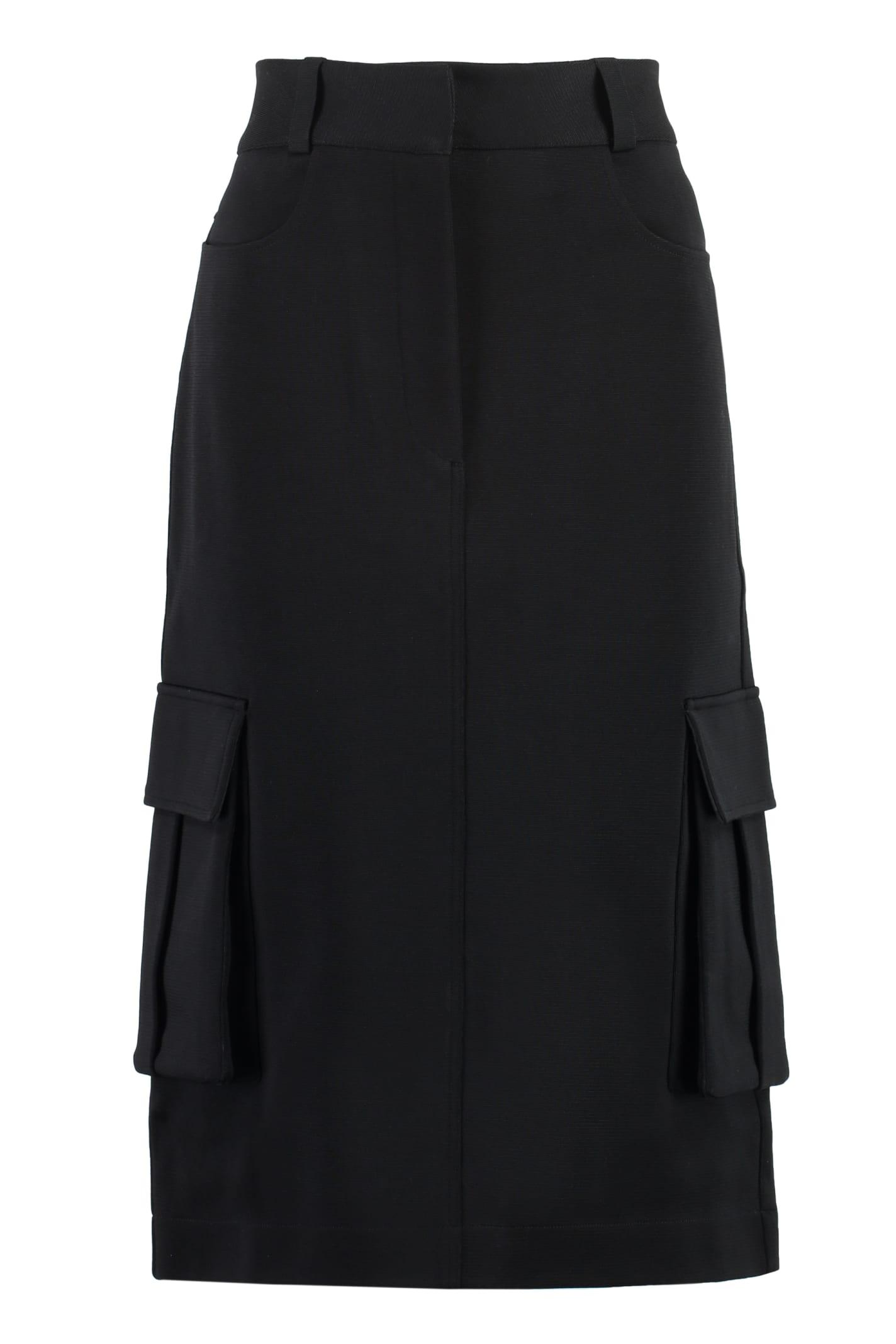 givenchy technical fabric skirt