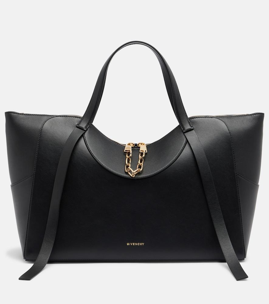 givenchy the snatch large leather tote bag