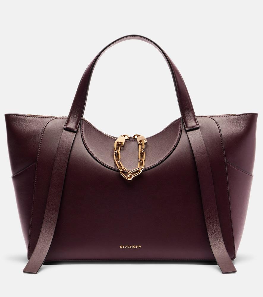 givenchy the snatch medium leather tote bag