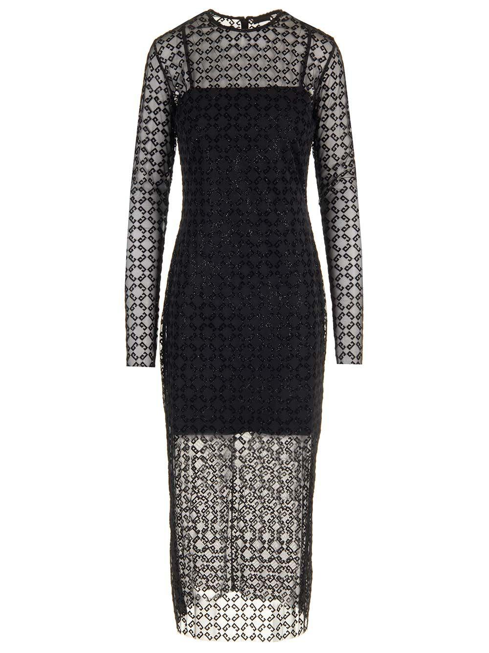 givenchy tulle sheath dress