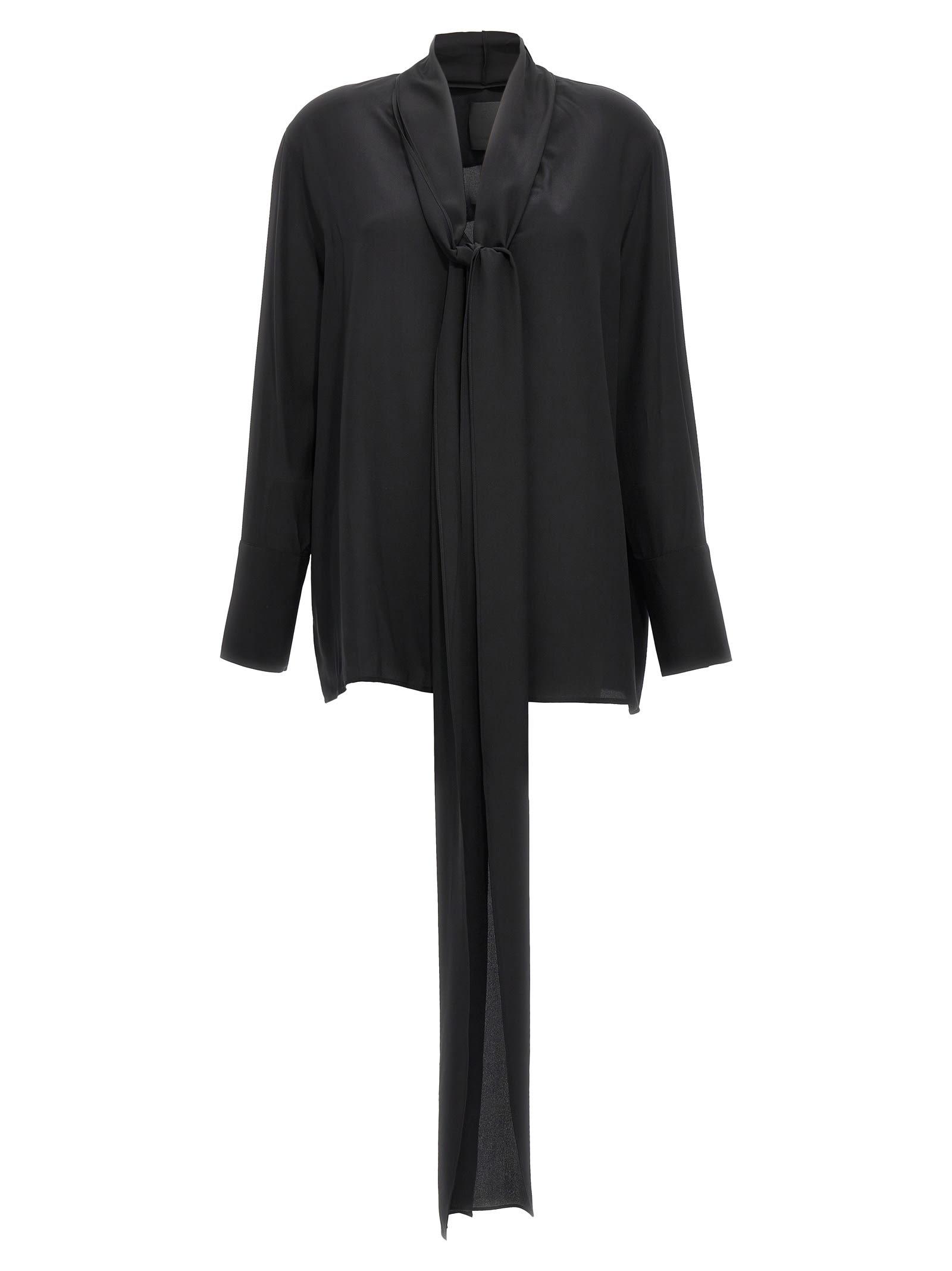 givenchy v lavalier blouse