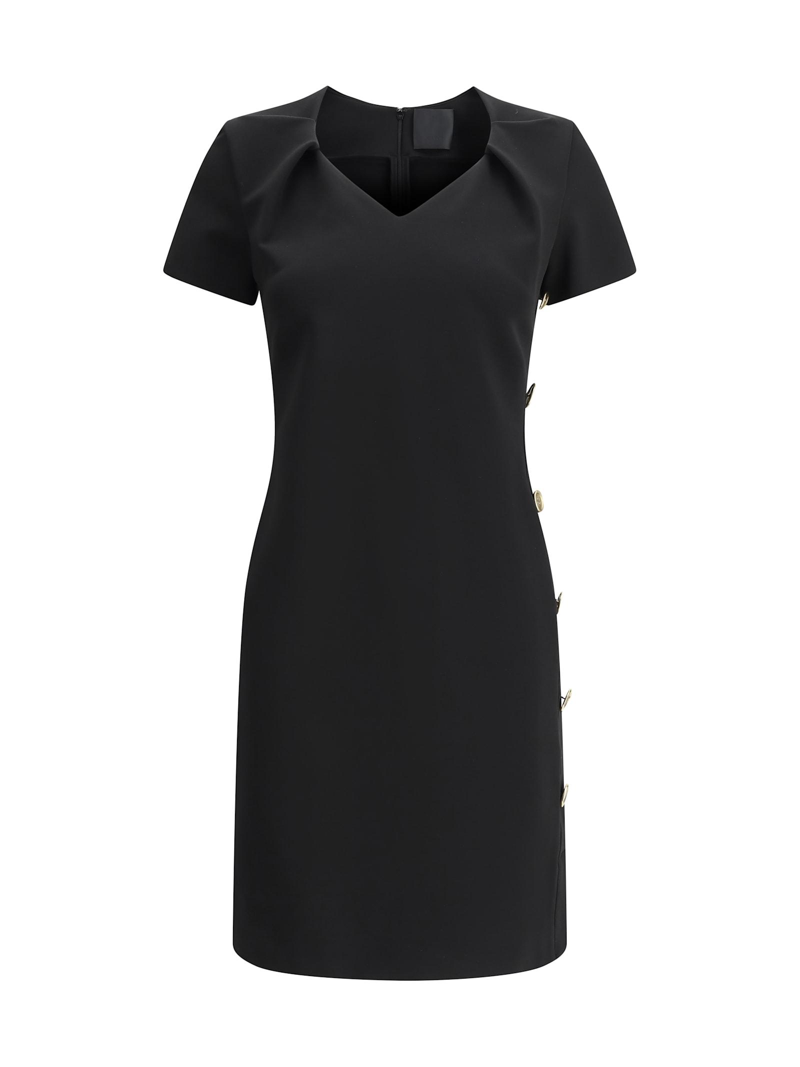 givenchy v-neck mini dress