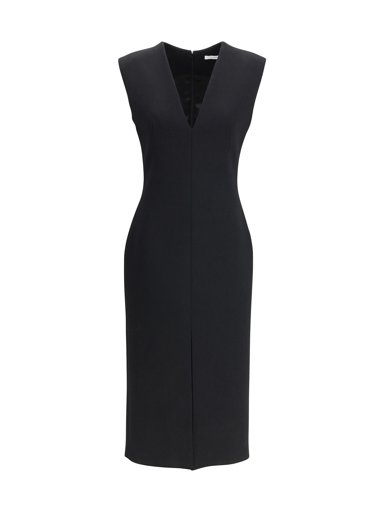 givenchy v-neck pencil dress