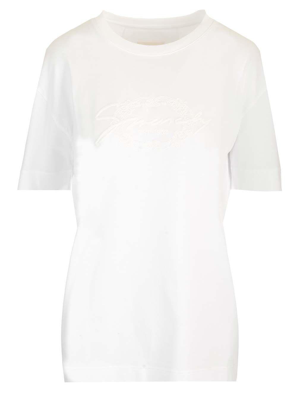 givenchy white logo t-shirt