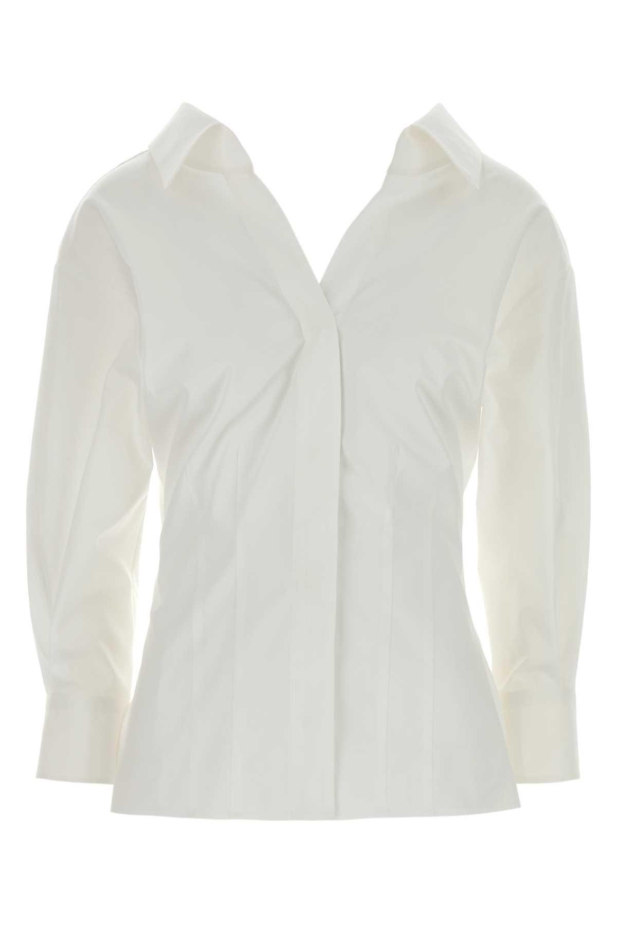 givenchy white poplin shirt