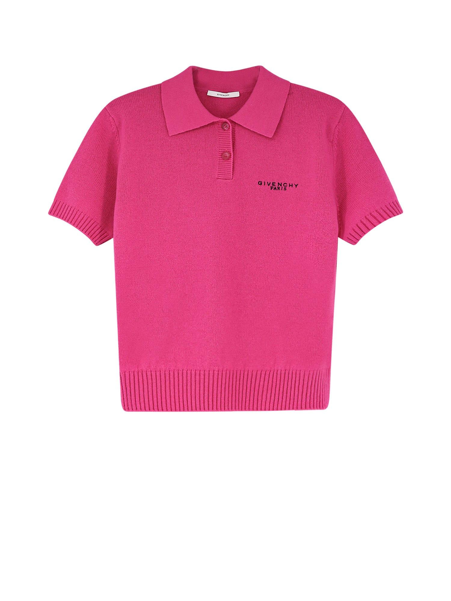 givenchy wool and cashmere polo shirt