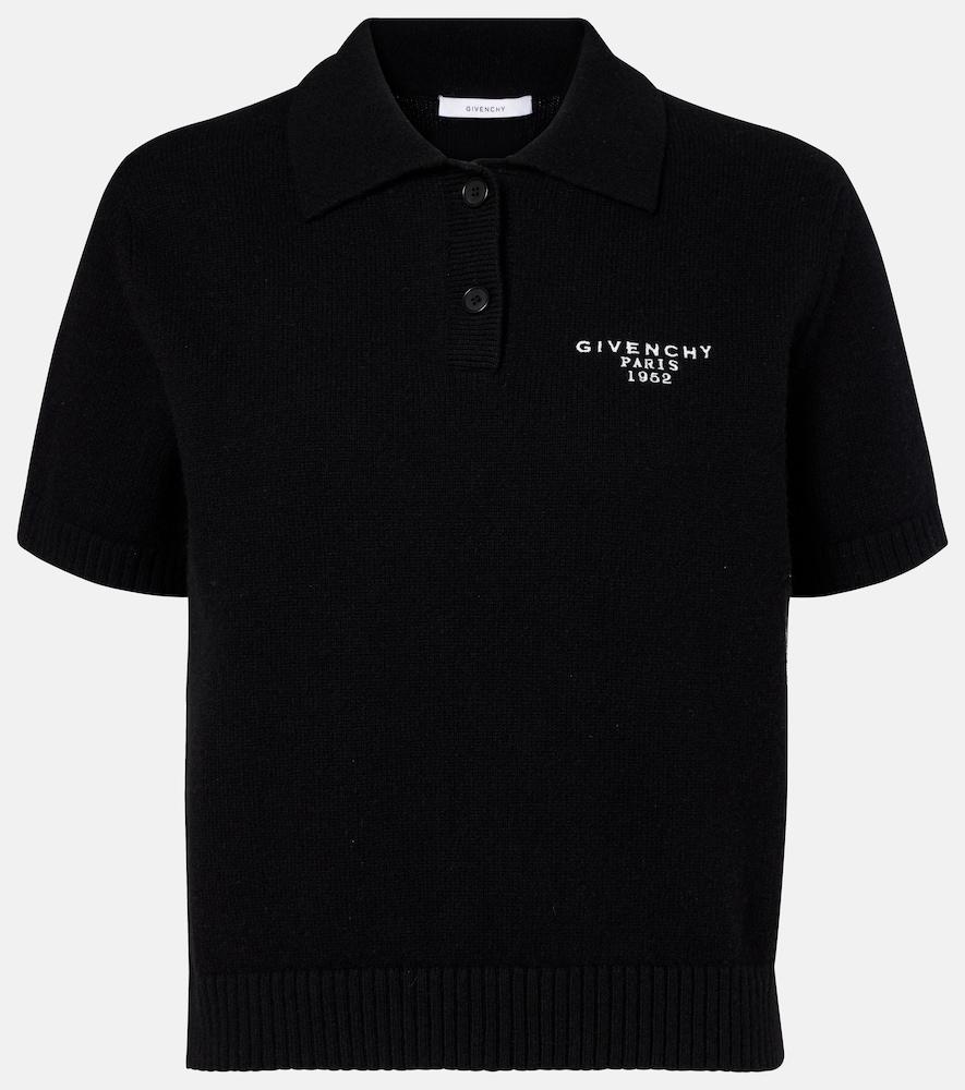 givenchy wool and cashmere polo sweater