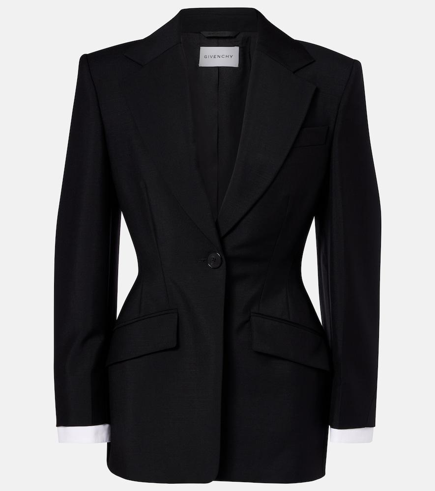 givenchy wool and mohair blazer