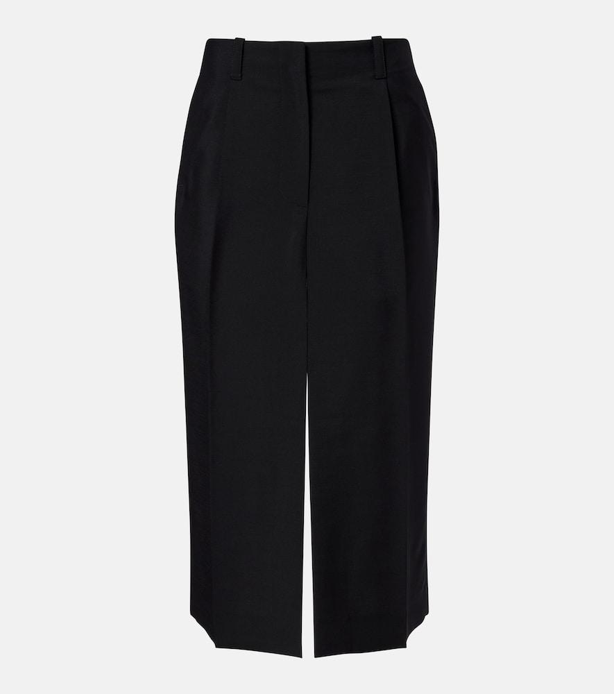 givenchy wool and mohair skirtpants