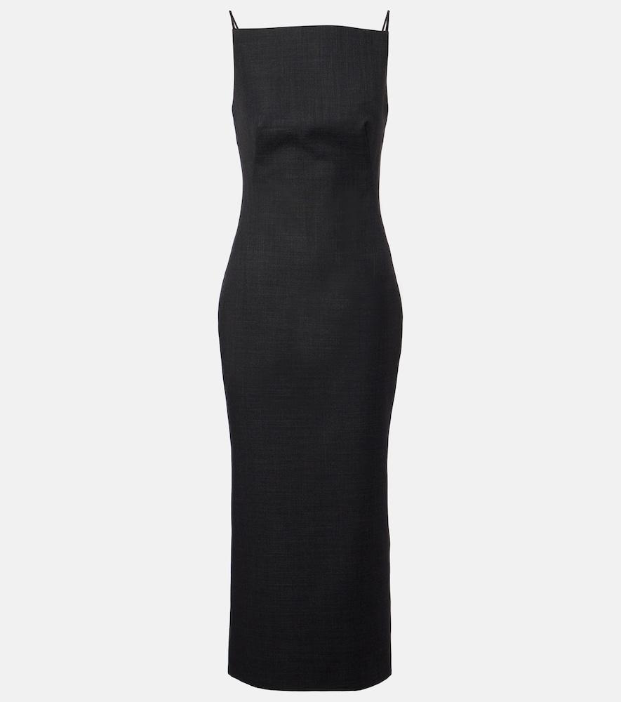 givenchy wool midi dress