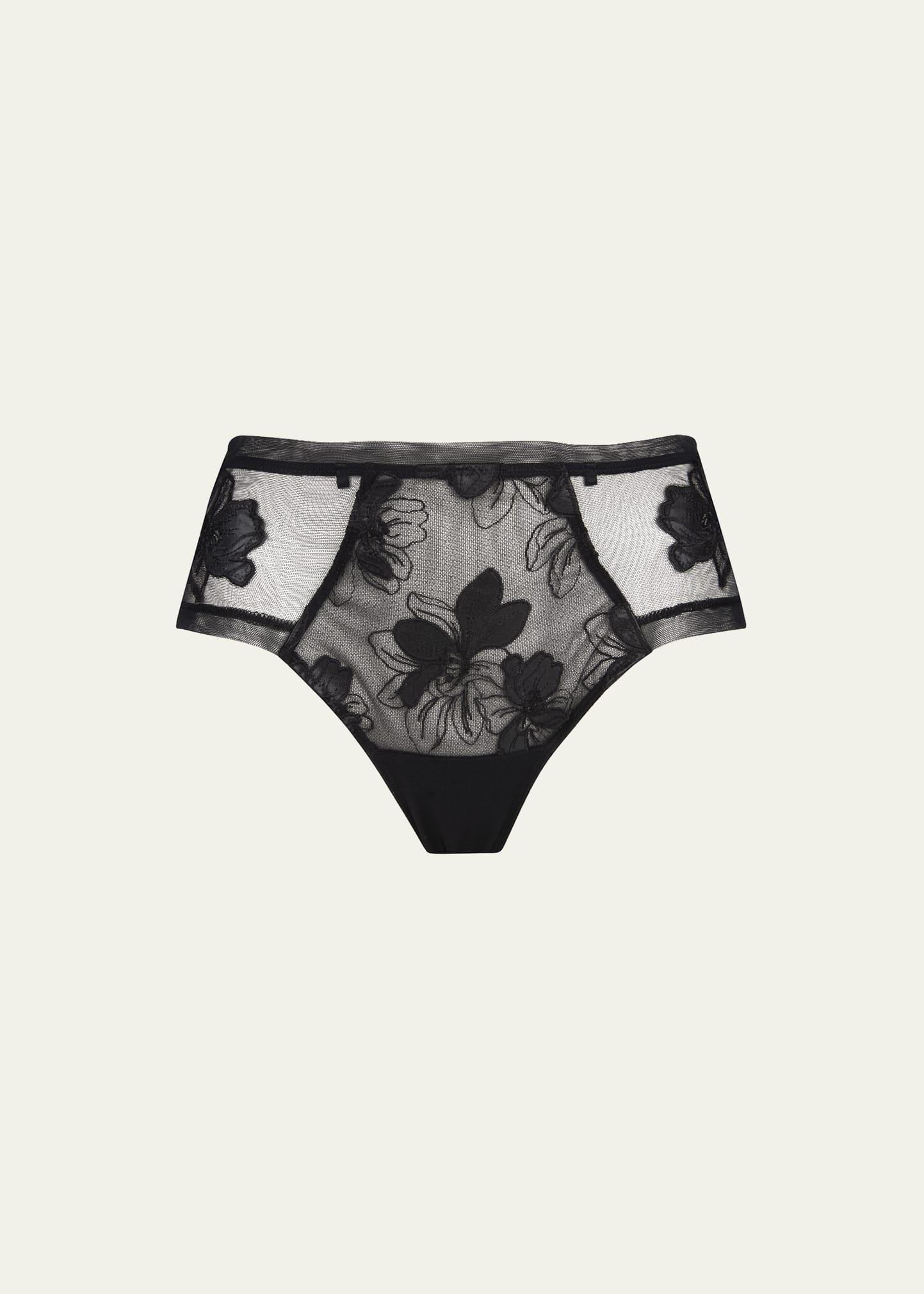 glamour couture floral lace boyshort