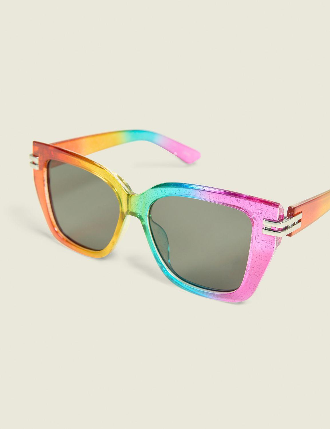 glitter pride sunglasses