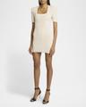 glittered monogram mini dress