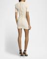 glittered monogram mini dress