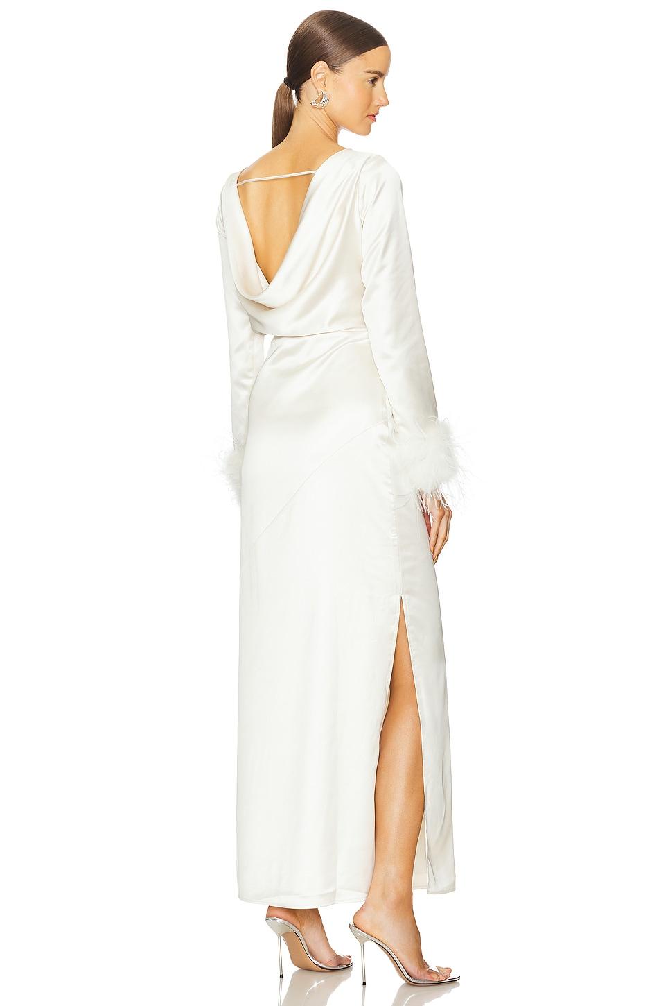 gloss midi dress