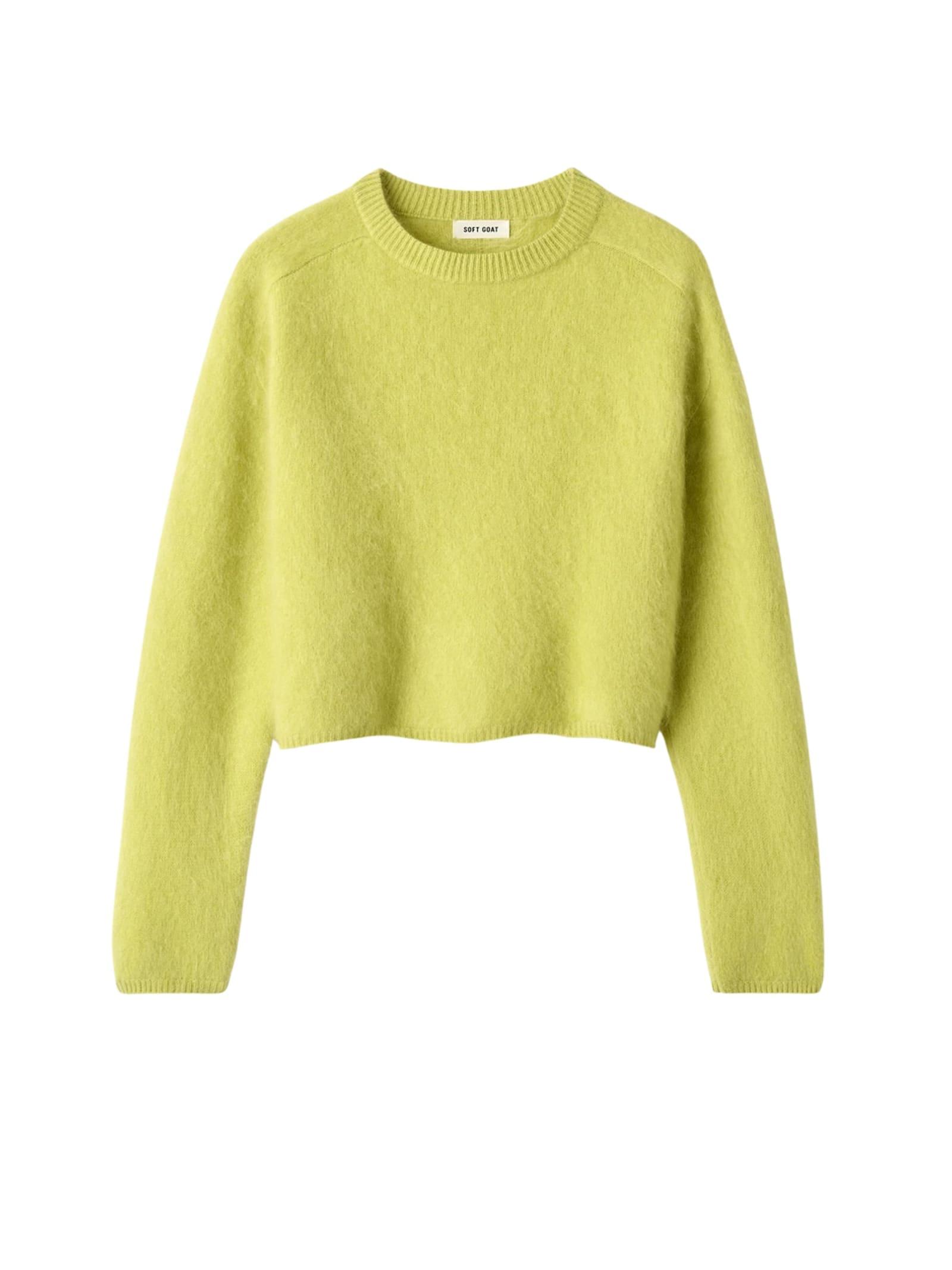 goat brushed crew neck sweater