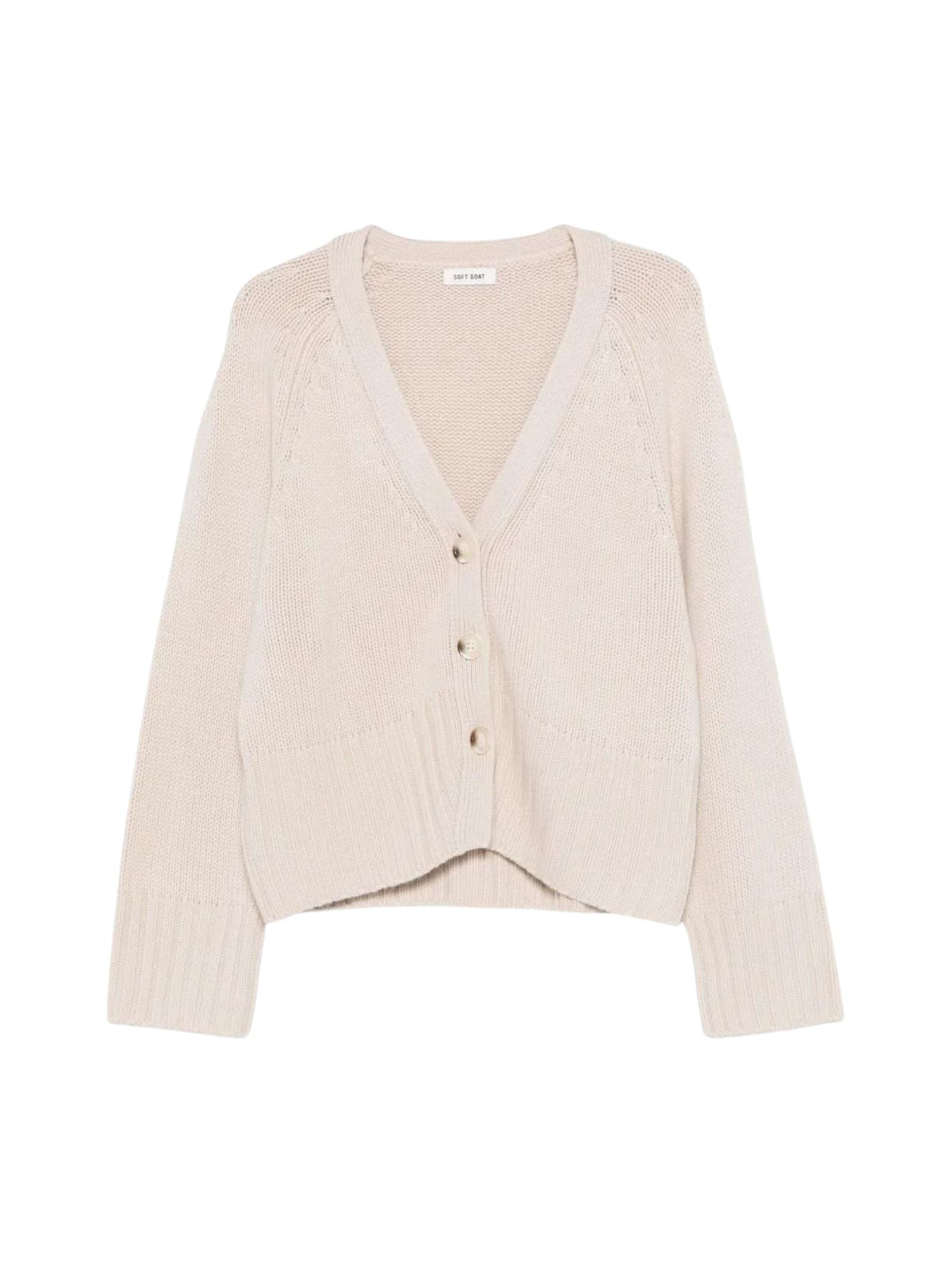 goat v-neck cardigan