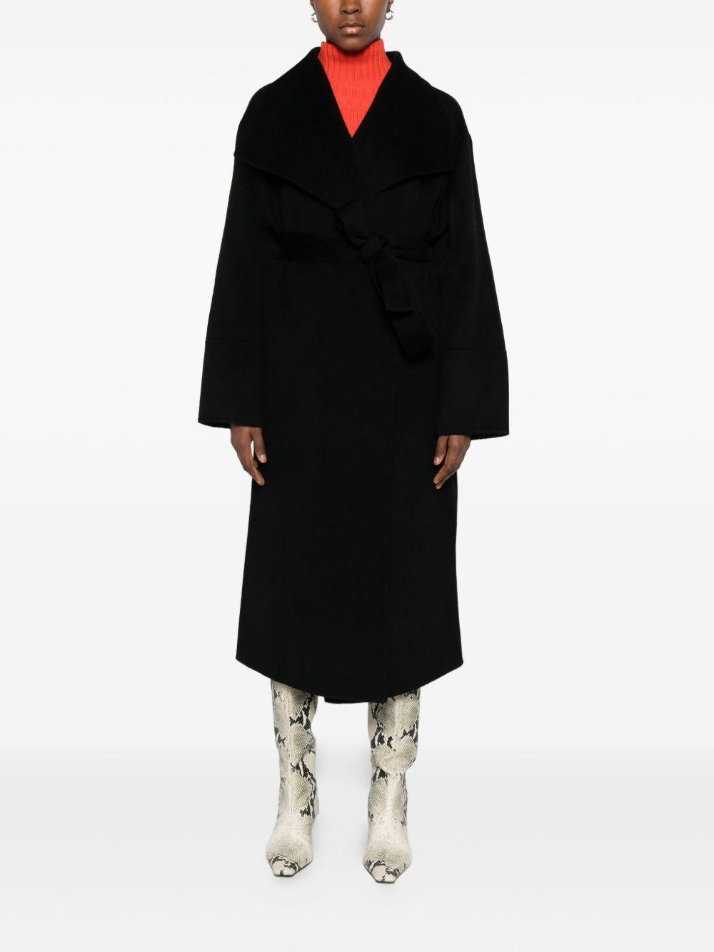 goat wool and cashmere coat
