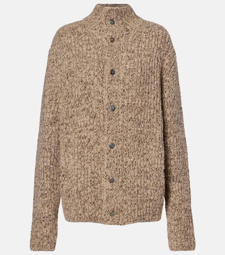 god's true cashmere cashmere bouclé cardigan
