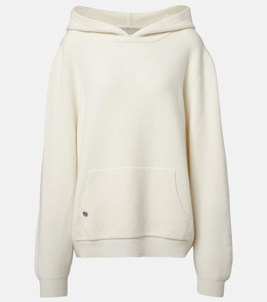 god's true cashmere embellished cashmere hoodie