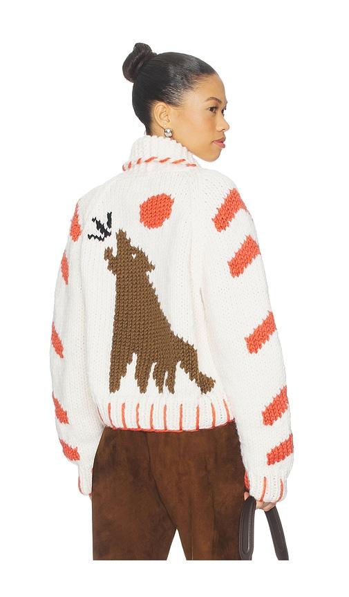 gogo sweaters coyote cardigan in white.