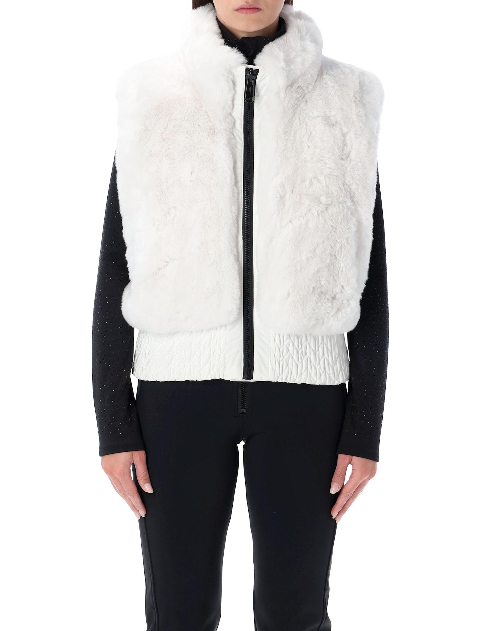 goldbergh dahlia reversible faux fur bodywarmer