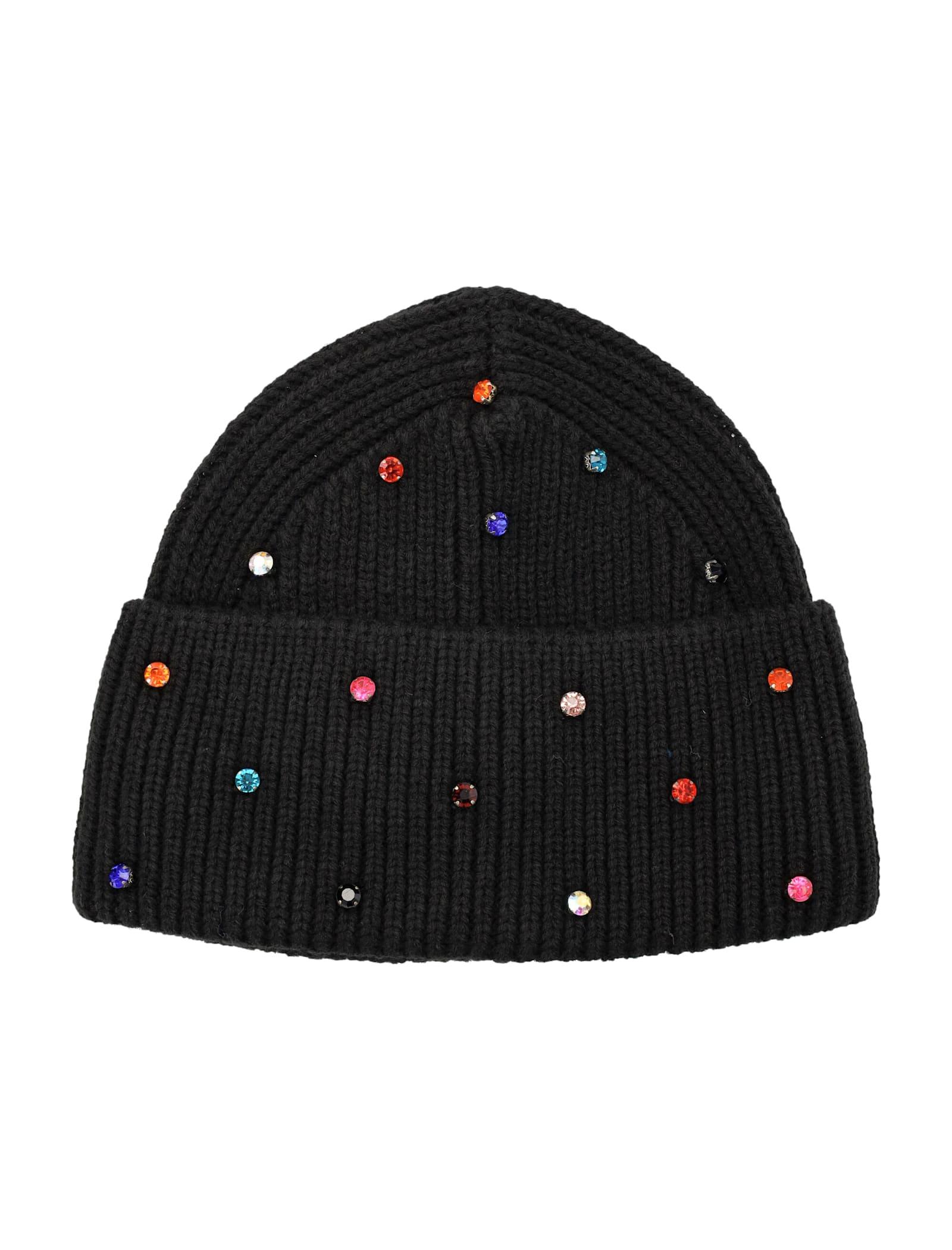 goldbergh dream beanie with multicolor crystals