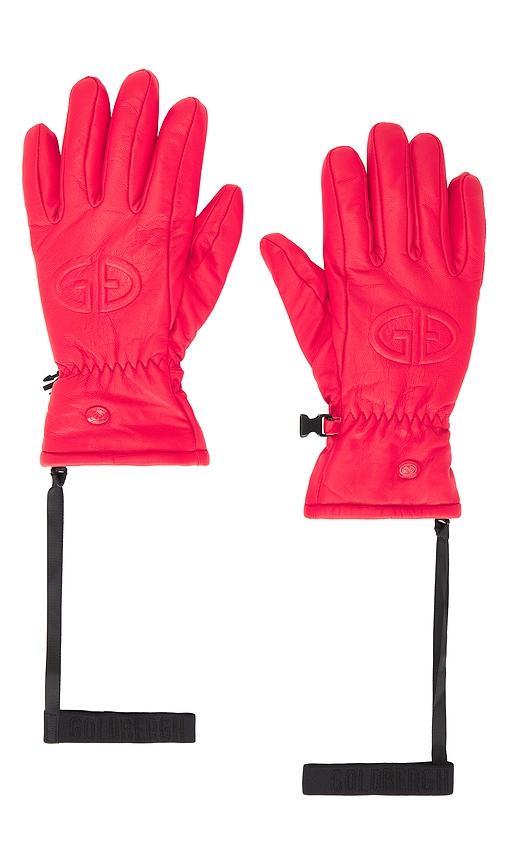 goldbergh freeze gloves in red.