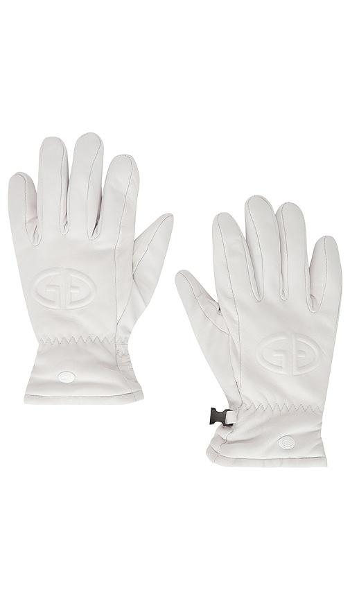 goldbergh freeze gloves in white.