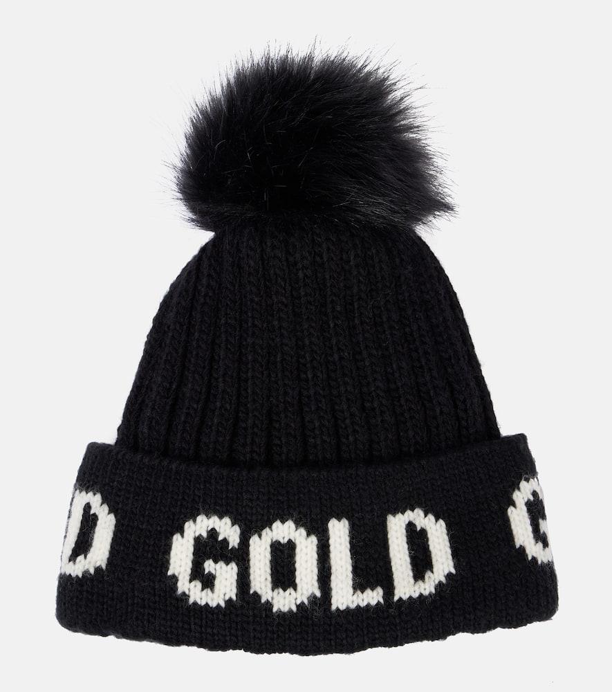 goldbergh hodd logo ribbed