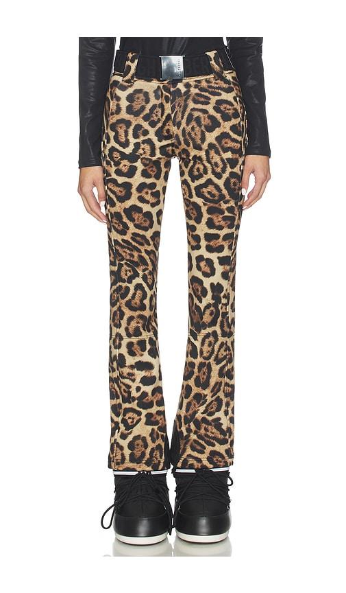 goldbergh minou ski pant in brown.