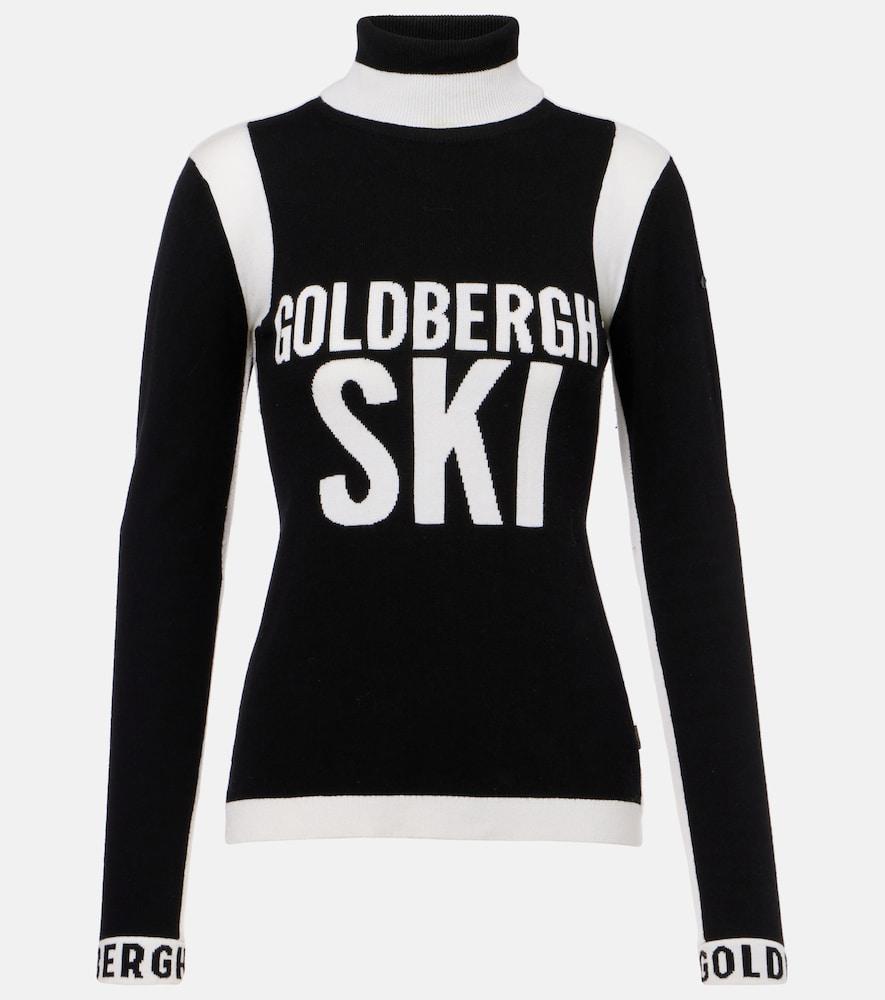 goldbergh noemi intarsia turtleneck sweater