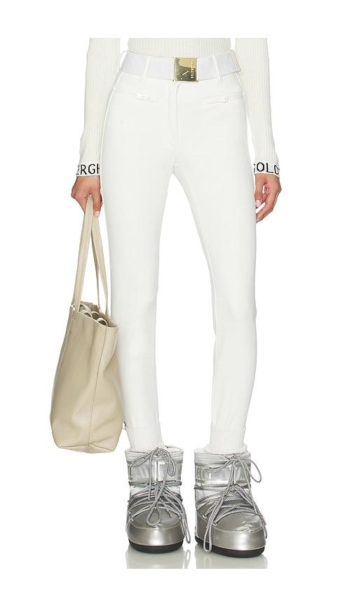 goldbergh paris ski pant in cream.