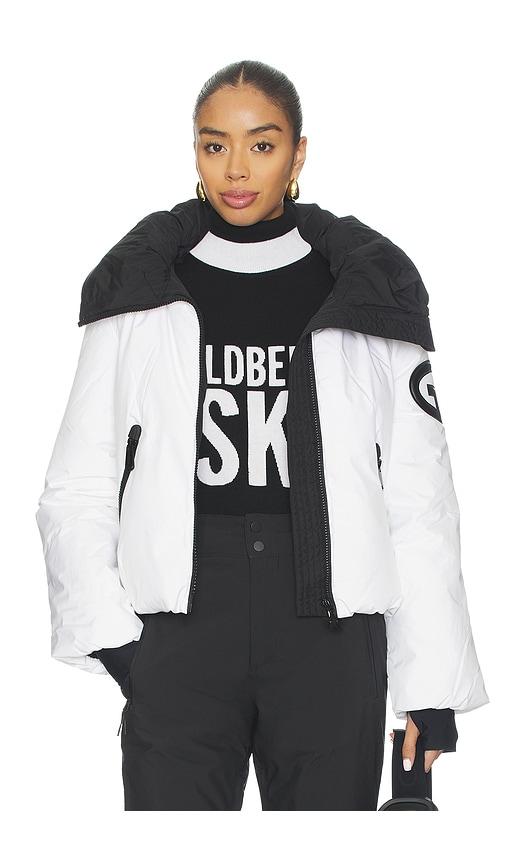 goldbergh porter ski jacket in white.