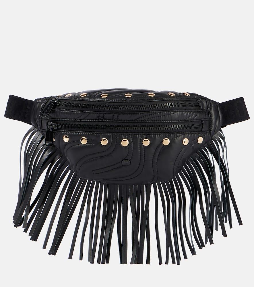 goldbergh sorriso fringed leather belt bag