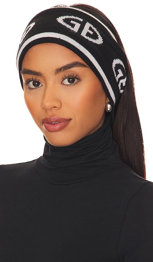 goldbergh tiara headband in black.