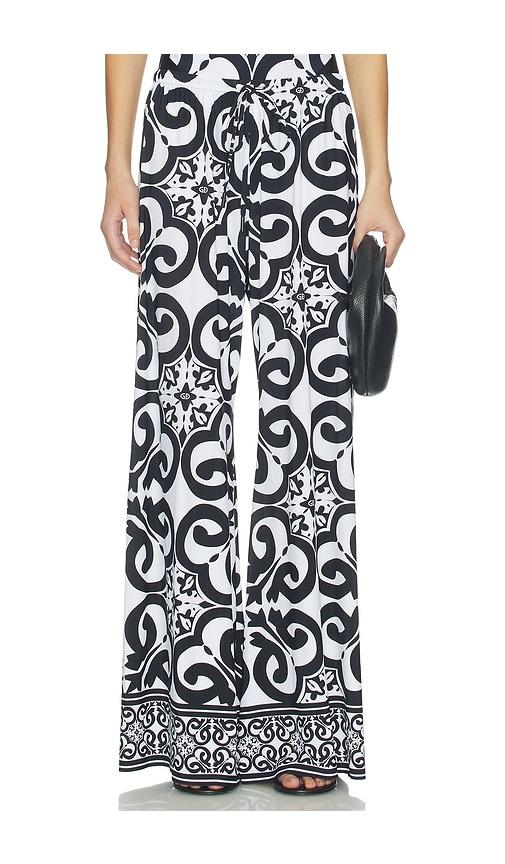 goldbergh tropina pants in black,white.