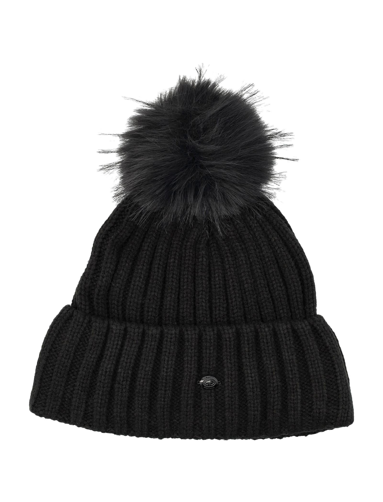 goldbergh una beanie with pompon in chunky knit