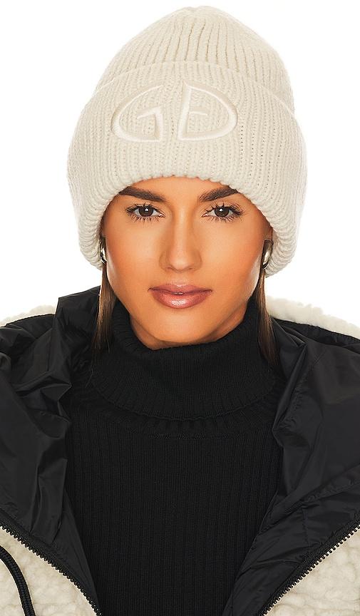 goldbergh valerie beanie in white.