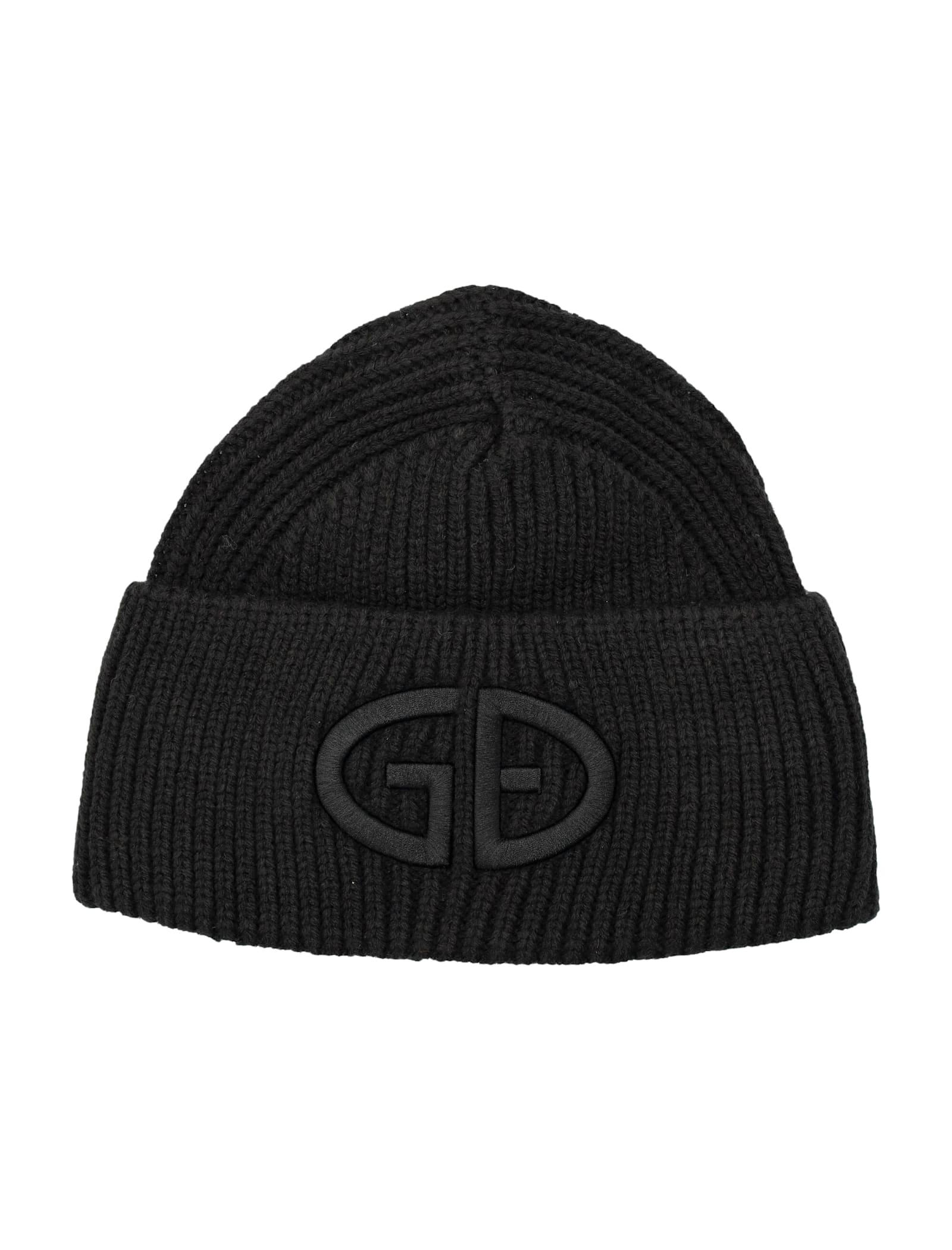 goldbergh valerie beanie with 3d logo embroidery