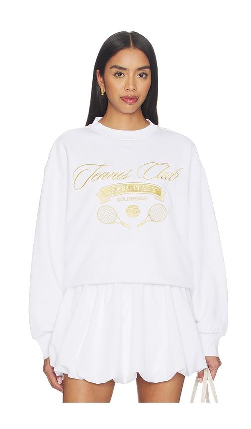 goldbergh x revolve brunie sweater in white.