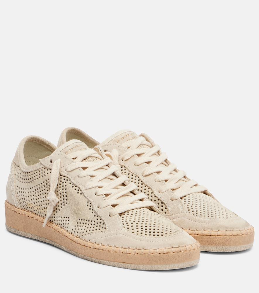golden goose ball star leather sneakers
