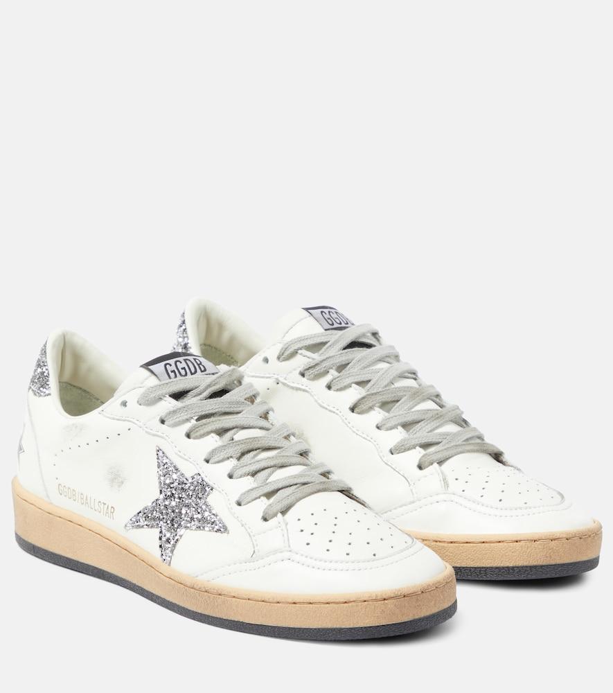 golden goose ball star leather sneakers