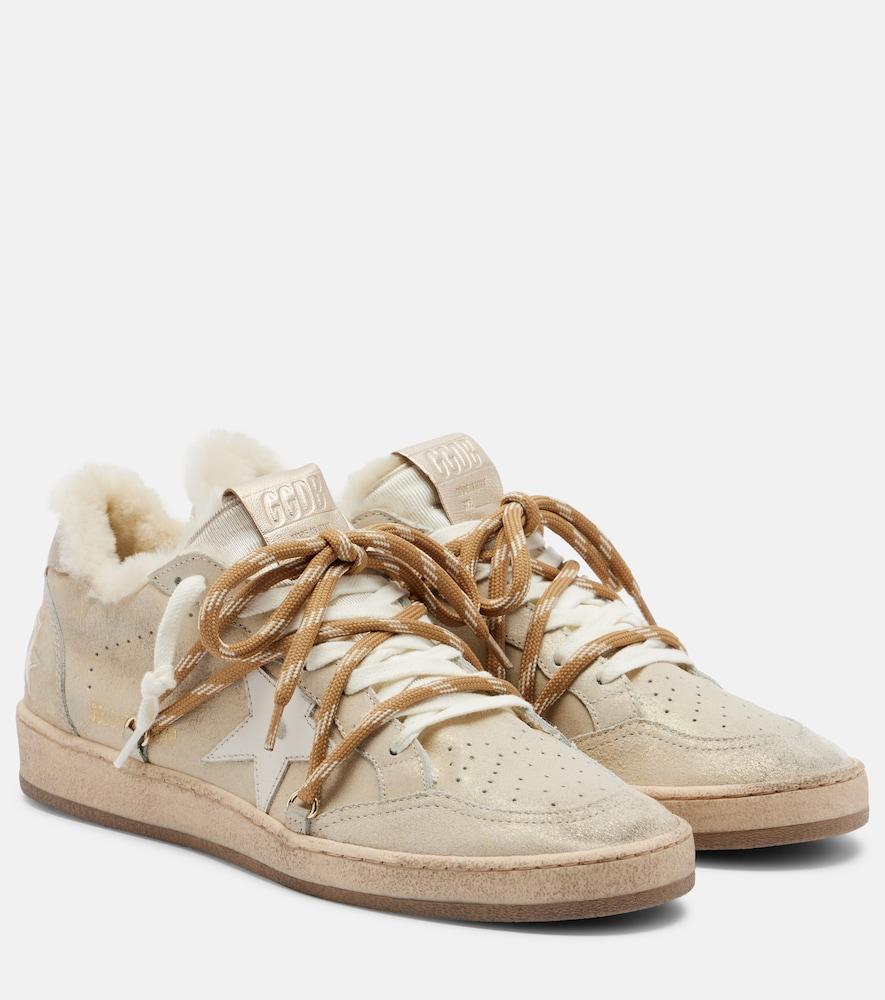 golden goose ball star shearling