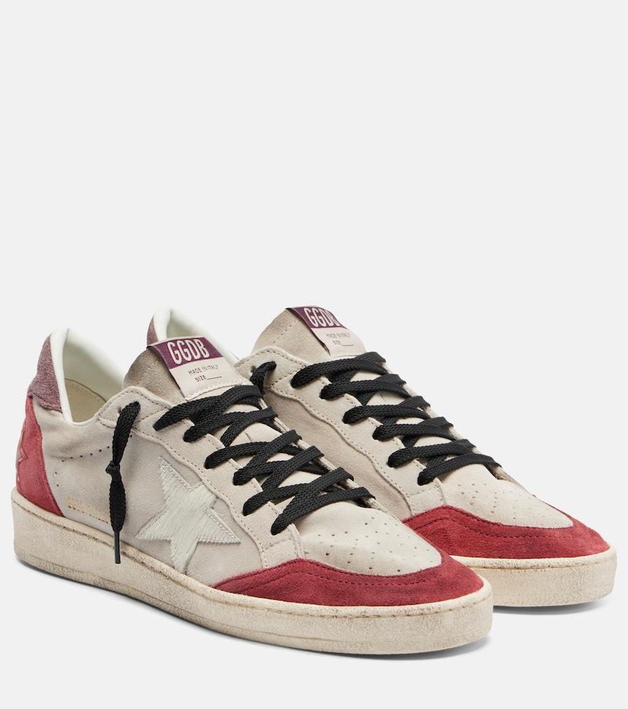 golden goose ball star suede sneakers