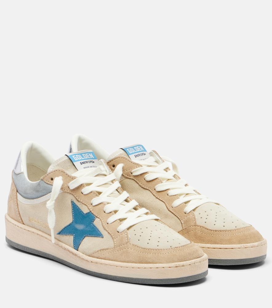 golden goose ball star suede sneakers