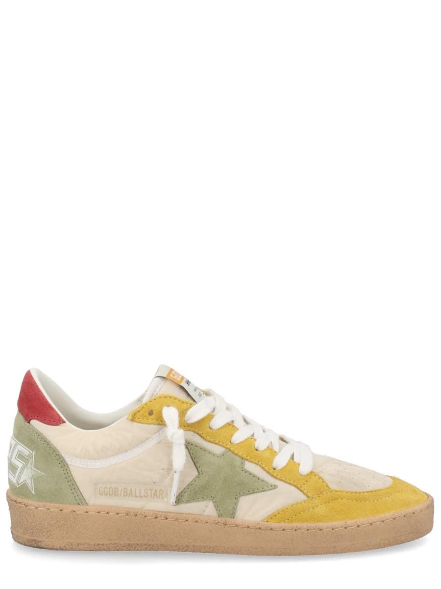 golden goose ballstar sneaker with logo