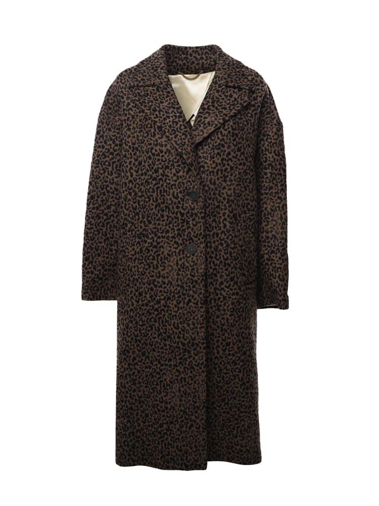 golden goose bertina animalier coat